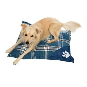 NWT Duck River Textile Pet Bed Denim Pattern